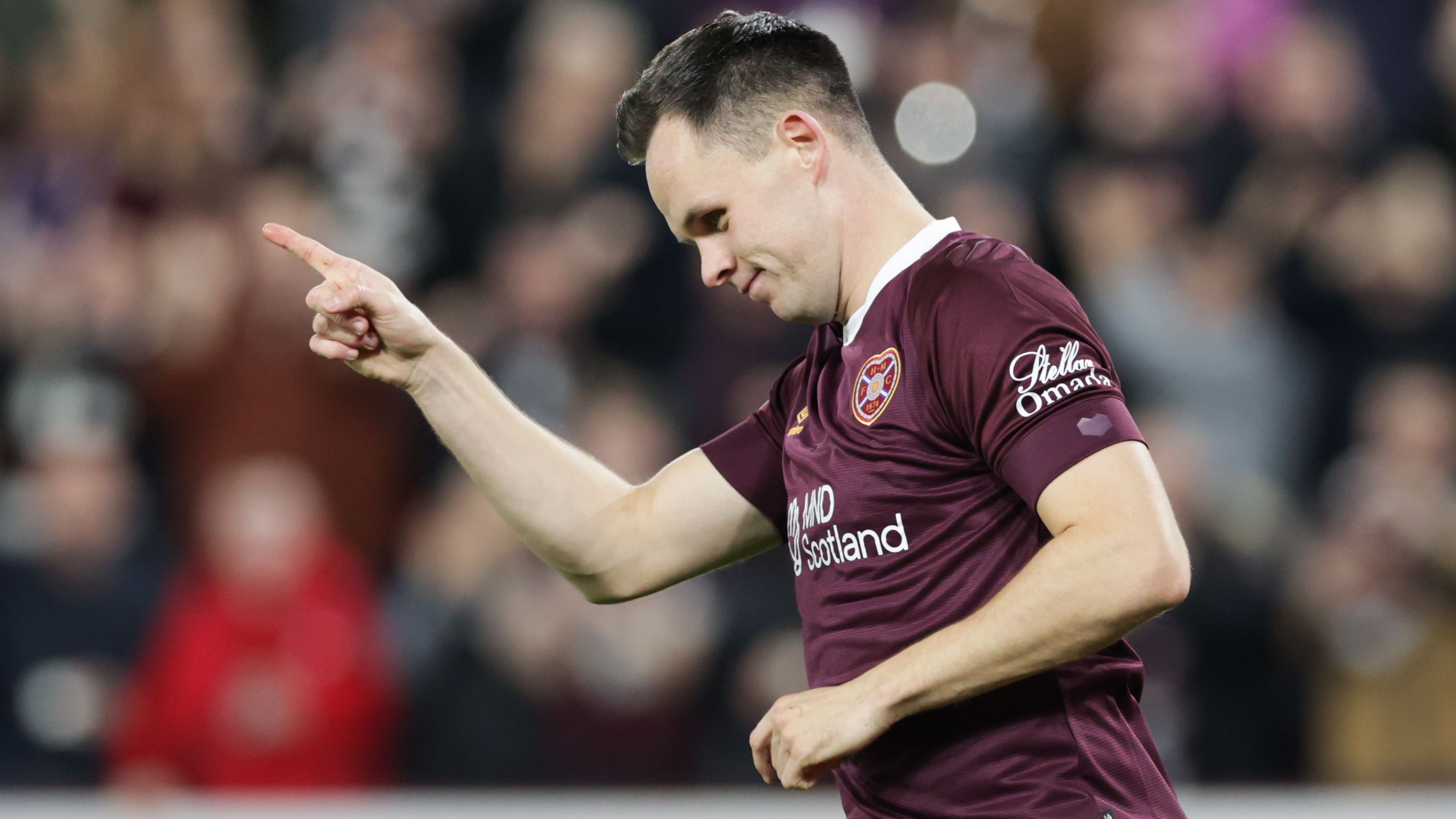 Lawrence Shankland grabbed a late winner (Steve Welsh/PA)