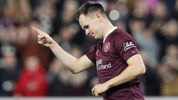 Lawrence Shankland grabbed a late winner (Steve Welsh/PA)