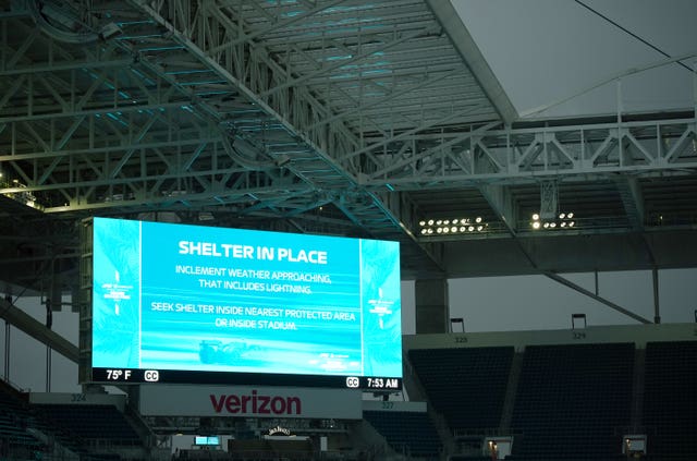 Shelter warning on the big screen