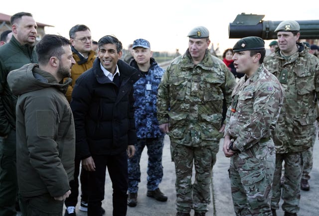 Ukrainian President Volodymyr Zelensky visit to UK