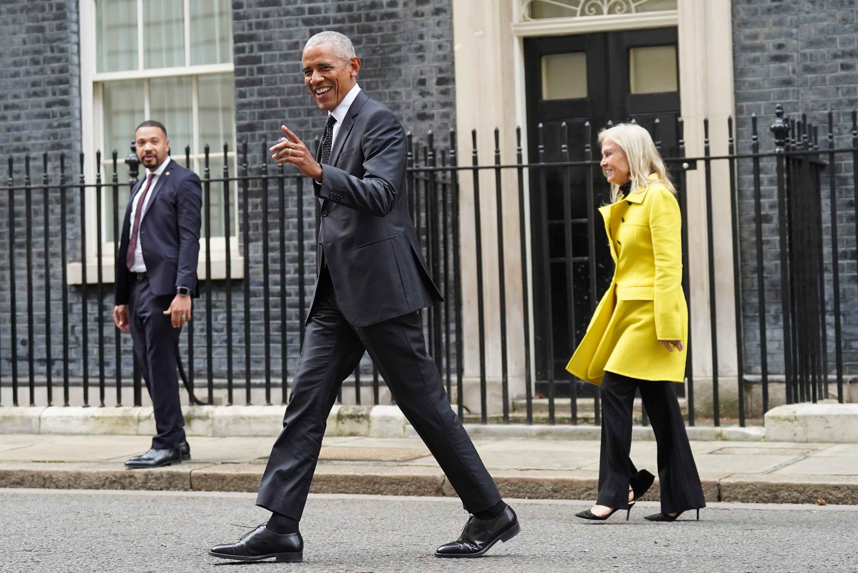 Former US President Barack Obama Visits Rishi Sunak In Downing Street ...