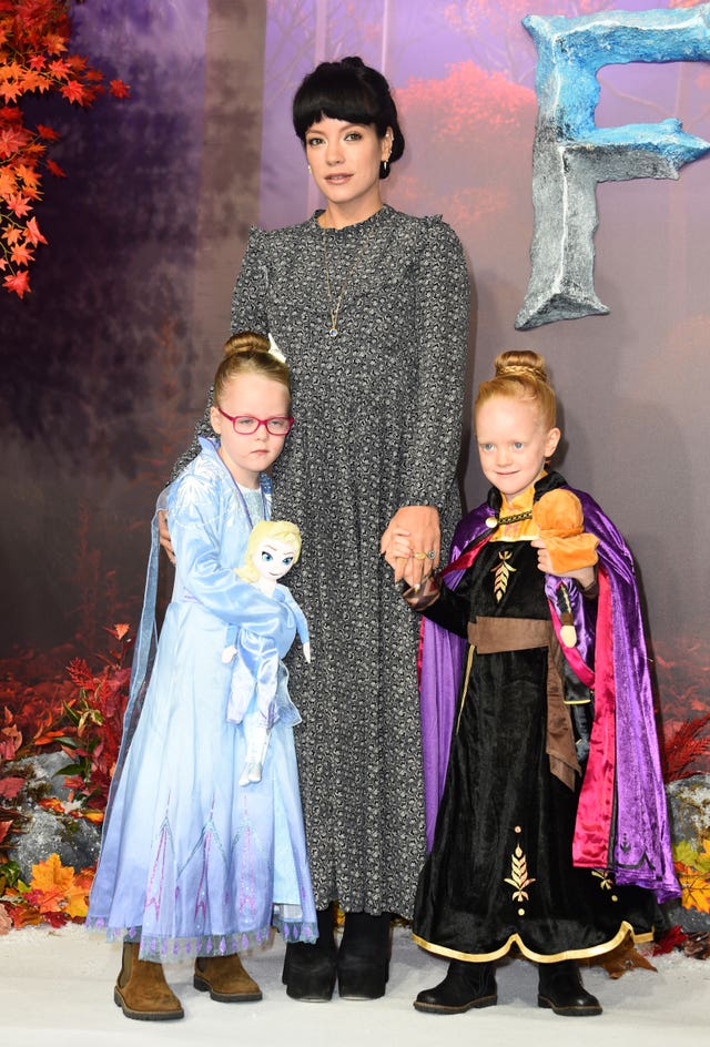 Lily Allen and children