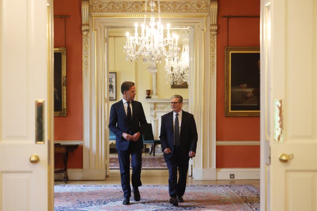 Mark Rutte and Sir Keir Starmer