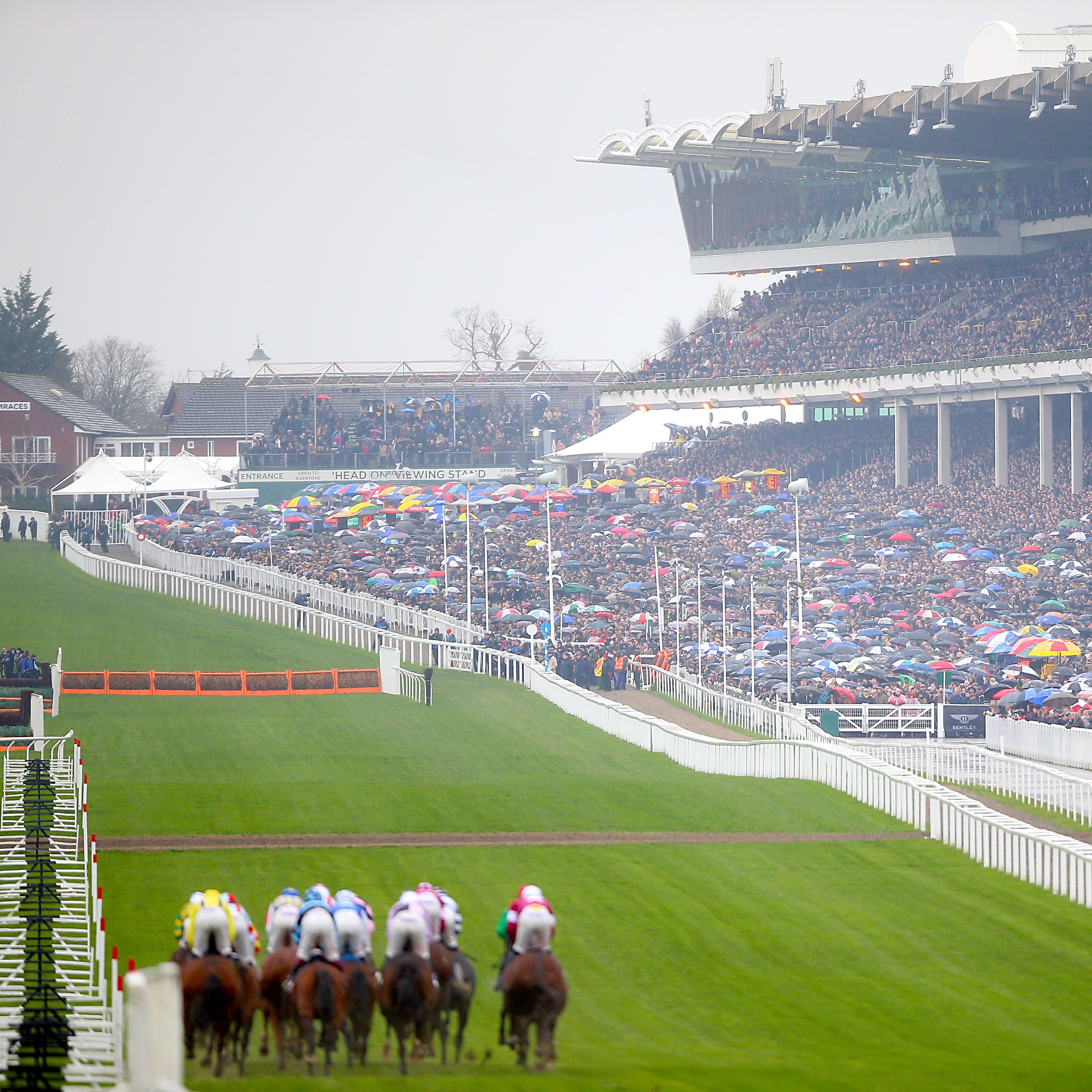 It was a wet start to the Festival on Tuesday