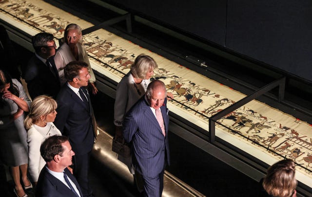 Royal visit to the Bayeux Tapestry Exhibition