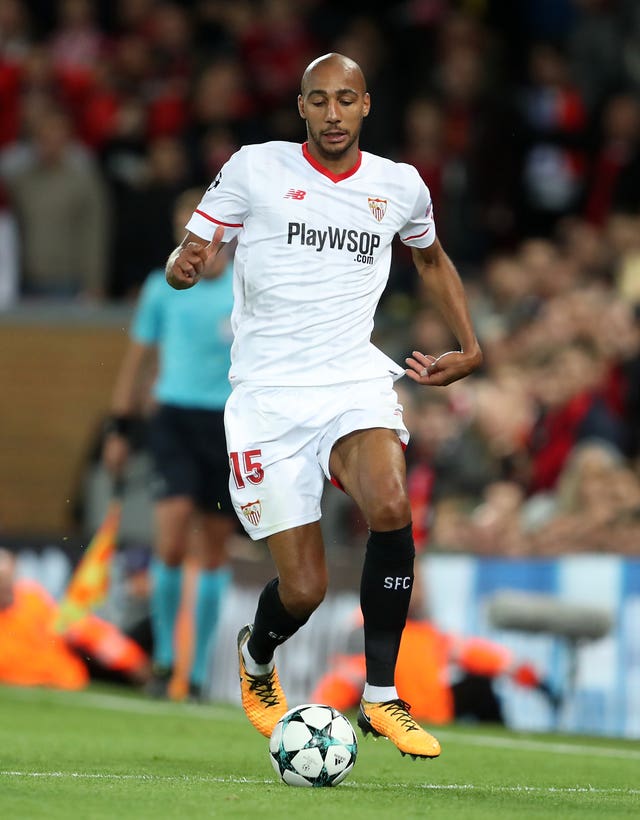 Sevilla’s Steven Nzonzi ran the midfield against Bayern