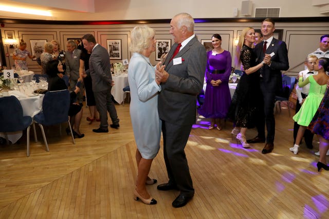 Camilla visits Victory Services Club