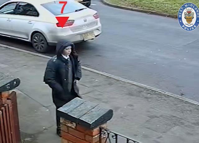 Leo Ross on CCTV walking home from school