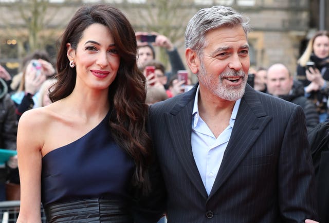 Amal and George Clooney 