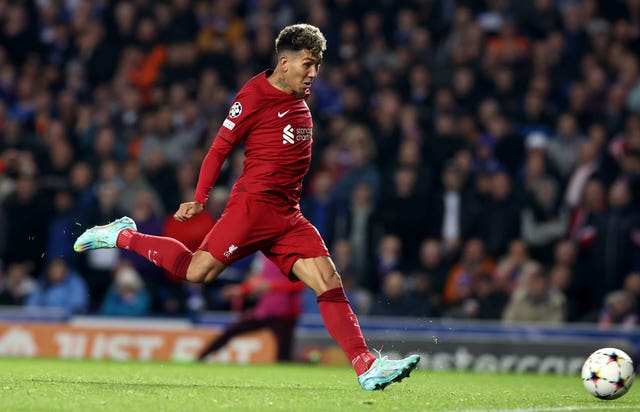 Liverpool’s Roberto Firmino 