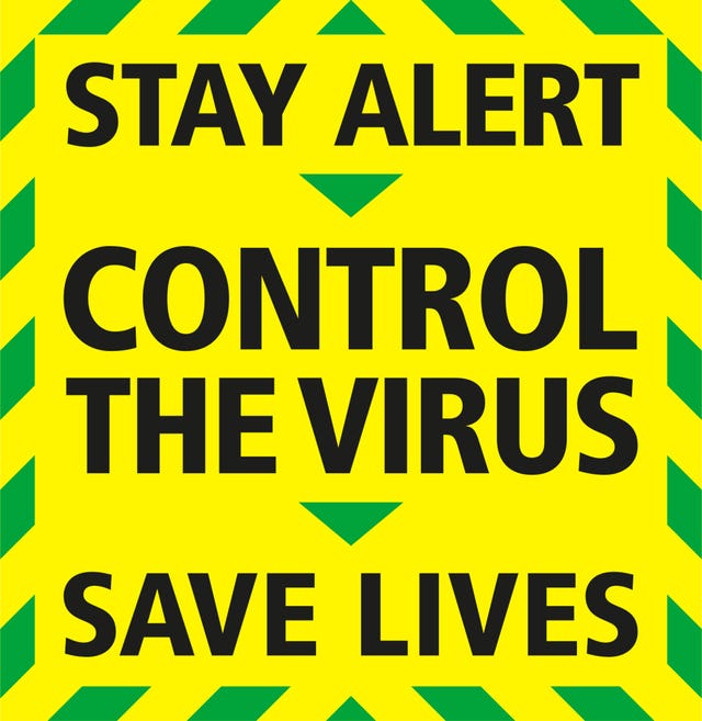 Coronavirus slogan