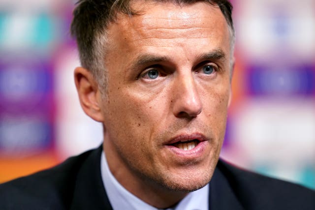 England Women's head coach Phil Neville