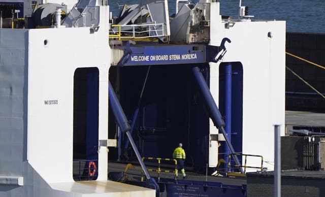 The Stena Nordica at Rosslare Europort