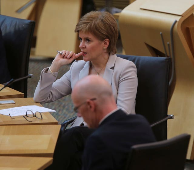 First Minister Nicola Sturgeon