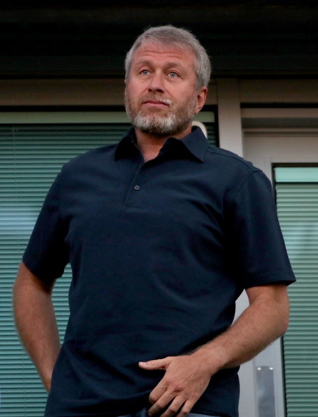 The Government sanctioned Roman Abramovich over his links to Russian president Vladimir Putin 