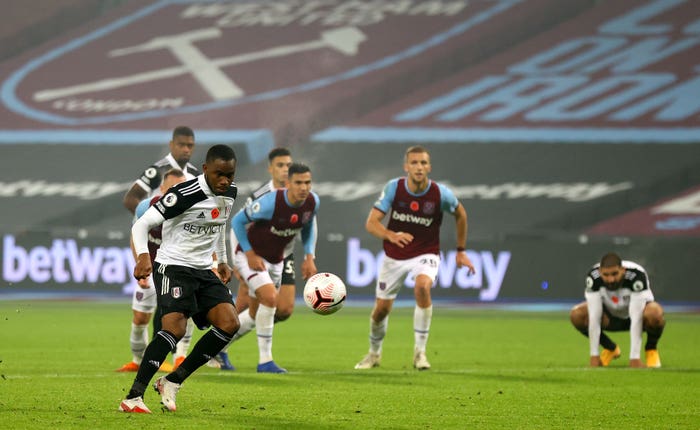 Ademola Lookman attempted a Panenka-style penalty with the last kick of the game