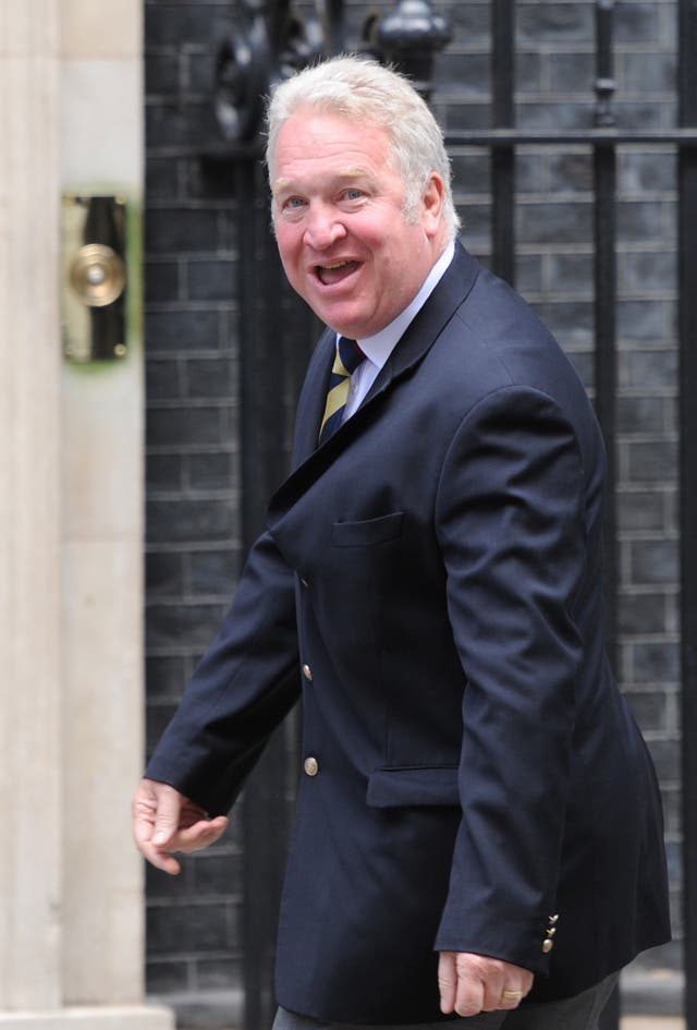 Mike Penning, former minister of state for Northern Ireland, arrives at 10 Downing Street, London, as Prime Minister David Cameron, kicked off a coalition reshuffle, with Scottish Secretary Michael Moore among the casualties.