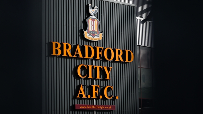 A general view outside the stadium before the Sky Bet League Two match at Utilita Energy Stadium, Bradford. Picture date: Saturday October 30, 2021.