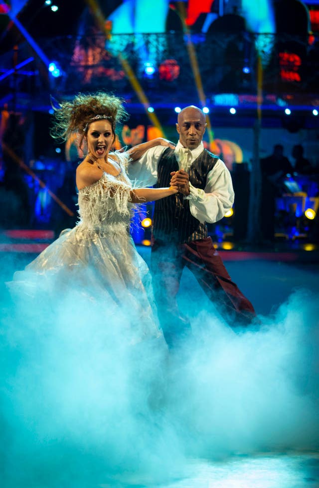Amy Dowden and Danny John-Jules on Strictly Come Dancing 2018