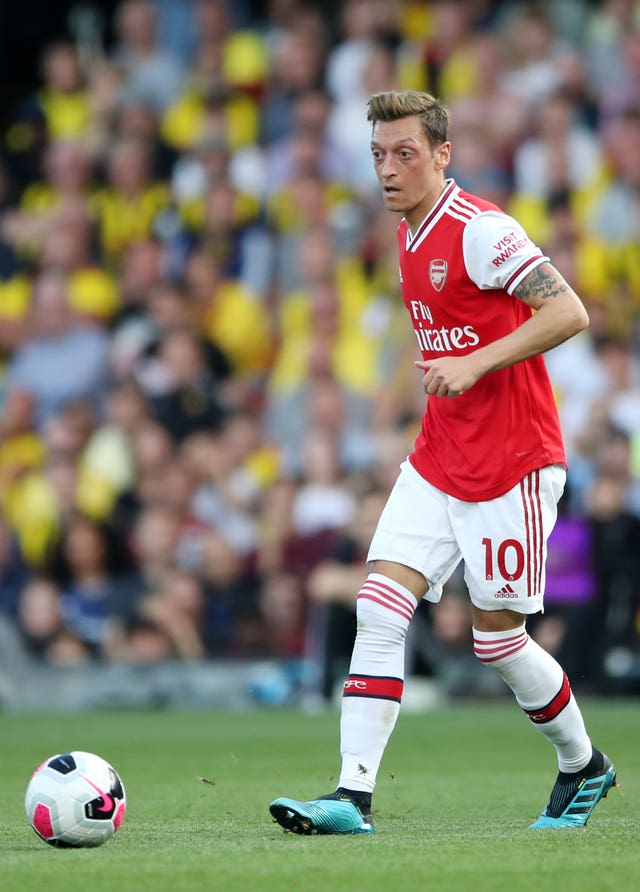 Mesut Ozil has been left at home by Arsenal