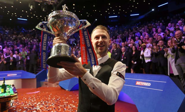 Judd Trump won the world championship last year in front of a packed Crucible crowd