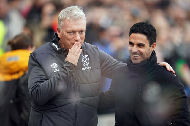 Arsenal manager Mikel Arteta (right) will need a helping hand from his former Everton boss David Moyes