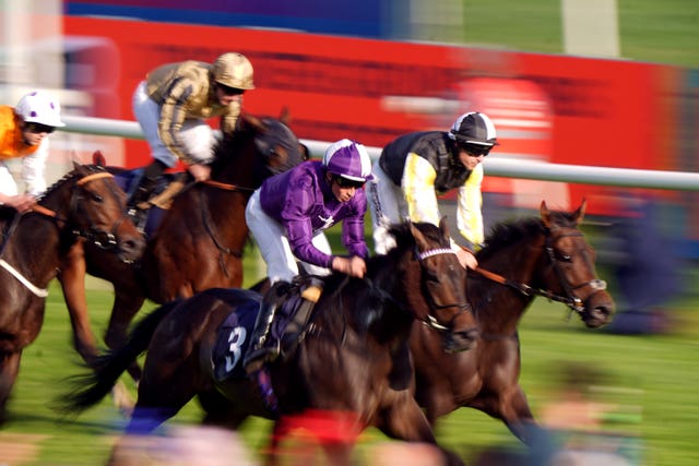 Baradar (left) was partnered by William Buick at Doncaster last time