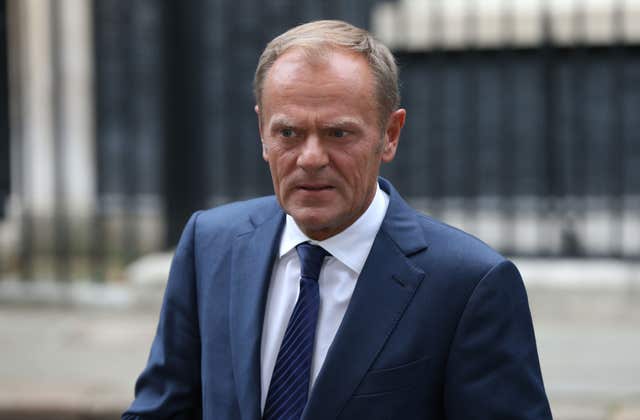 Donald Tusk (Jonathan Brady/PA)