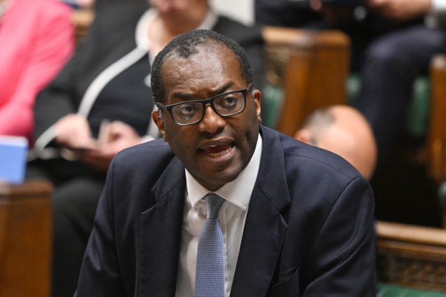 Kwasi Kwarteng in the House of Commons
