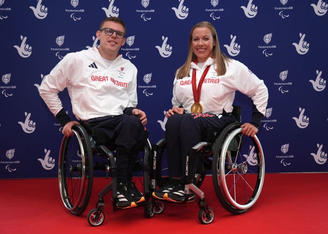 Great Britain Paralympic stars Nathan Maguire and Hannah Cockroft