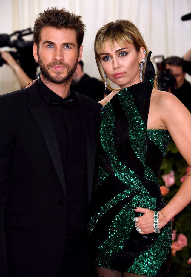 Liam Hemsworth and Miley Cyrus
