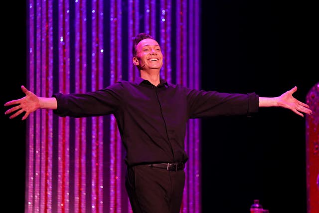 Revel Horwood at the All Balls And Glitter show