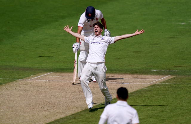 George Garton picked up a five-wicket haul for Sussex against County Championship holders Essex at Hove