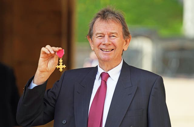 Professor Michael Wood after receiving his OBE (Steve Parsons/PA)