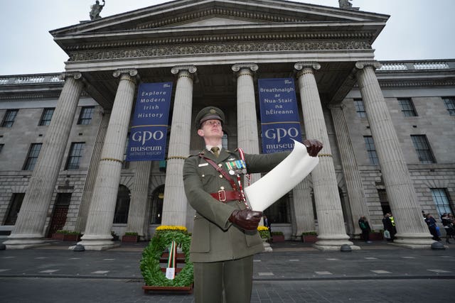 Easter Rising marked by President and Taoiseach at ceremony in Dublin