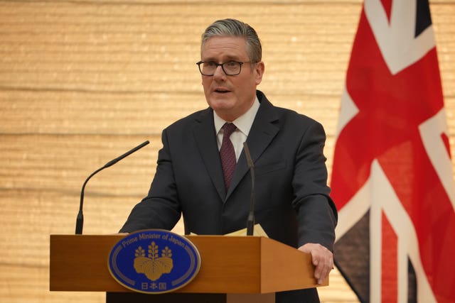 Sir Keir Starmer visit to Japan