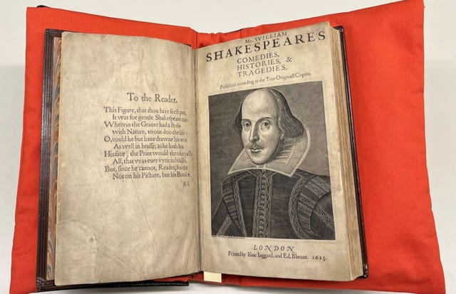 Shakespeare’s First Folio displayed at Guildhall Library – London