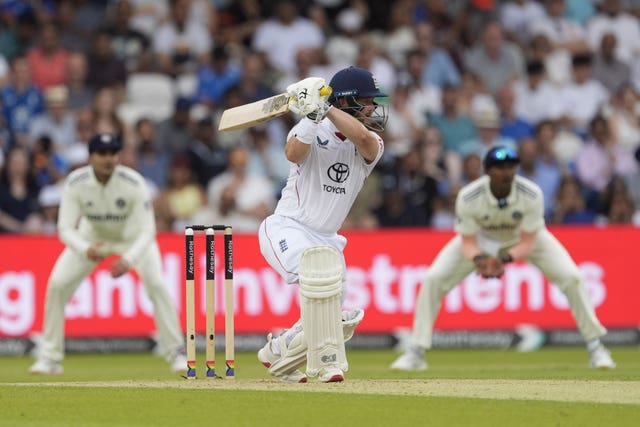 Ben Duckett hits a cover drive