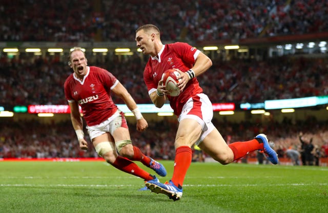 George North touched down for Wales in Cardiff