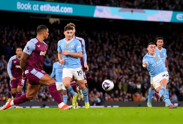 Aston Villa could not stop Phil Foden