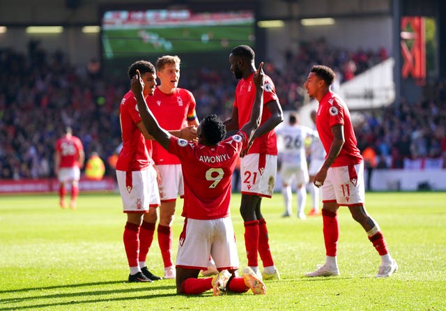 Nottingham Forest stun Liverpool as Taiwo Awoniyi goal sinks former club