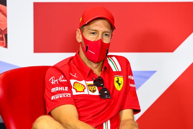 Sebastian Vettel struggled again