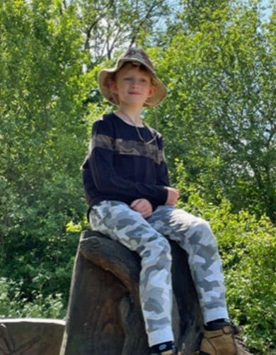 Nine-year-old Zac Roe, from Andover in Hampshire, who died in a car crash in East Woodyates