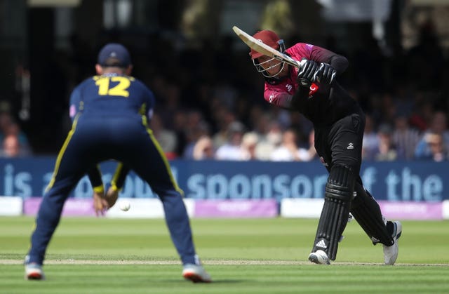 Tom Banton, right, excelled for Somerset last summer 