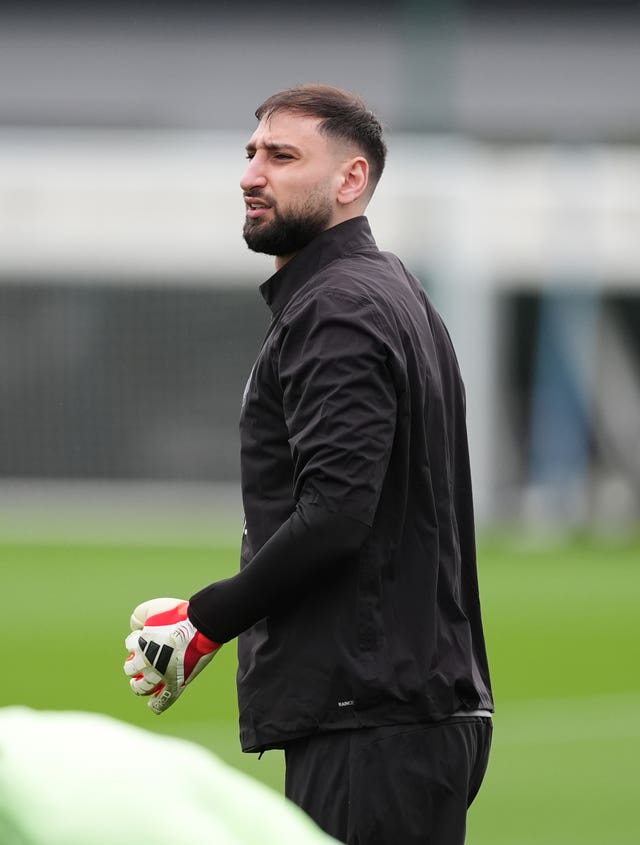City goalkeeper Gianluigi Donnarumma