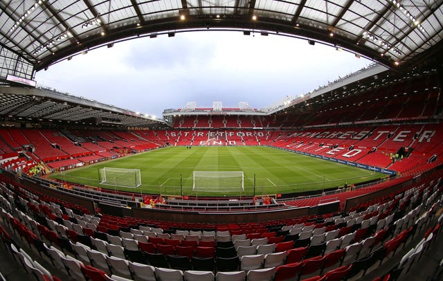 Old Trafford is sold out for the opening game of the tournament, England v Austria on Wednesday (Nigel French/PA).