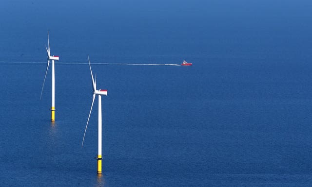 There will be more roles in the burgeoning offshore wind industry (Peter Byrne/PA)