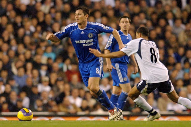 Lampard played many derby clashes against Tottenham