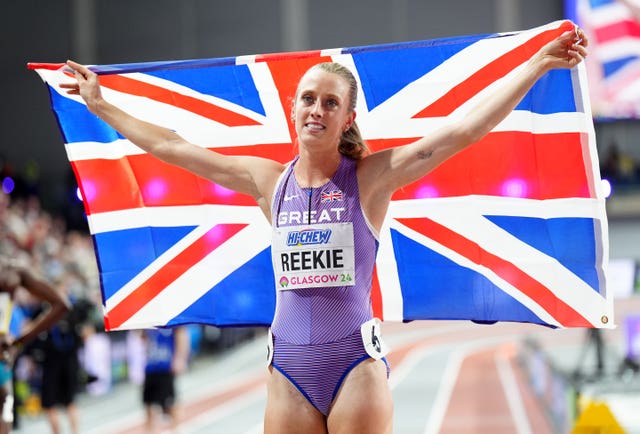 Home favourite Jemma Reekie took 800 metres silver on the final night of action at the World Indoor Championships in Glasgow for her first global medal