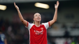 Arsenal’s Beth Mead had a good day (PA)